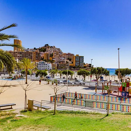 Beautiful Flat In The Building Balcon Del Mar, On The First Line Of La Cala Beach, Pool And Garage * فيياخويوسا